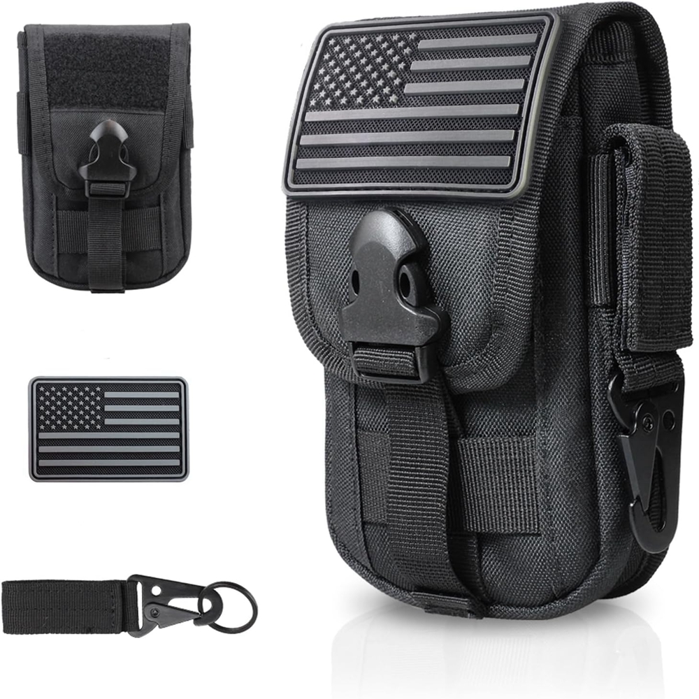 Edc Concealed Carry Belt - Tactical Phone Pouch Molle,Smartphone Holster Bag