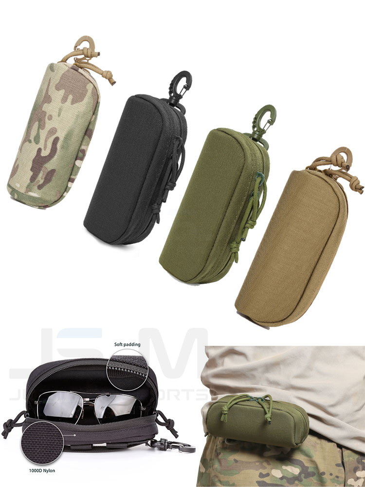Edc Carry Belt Pouch - JSJM New Tactical Molle Glasses Case
