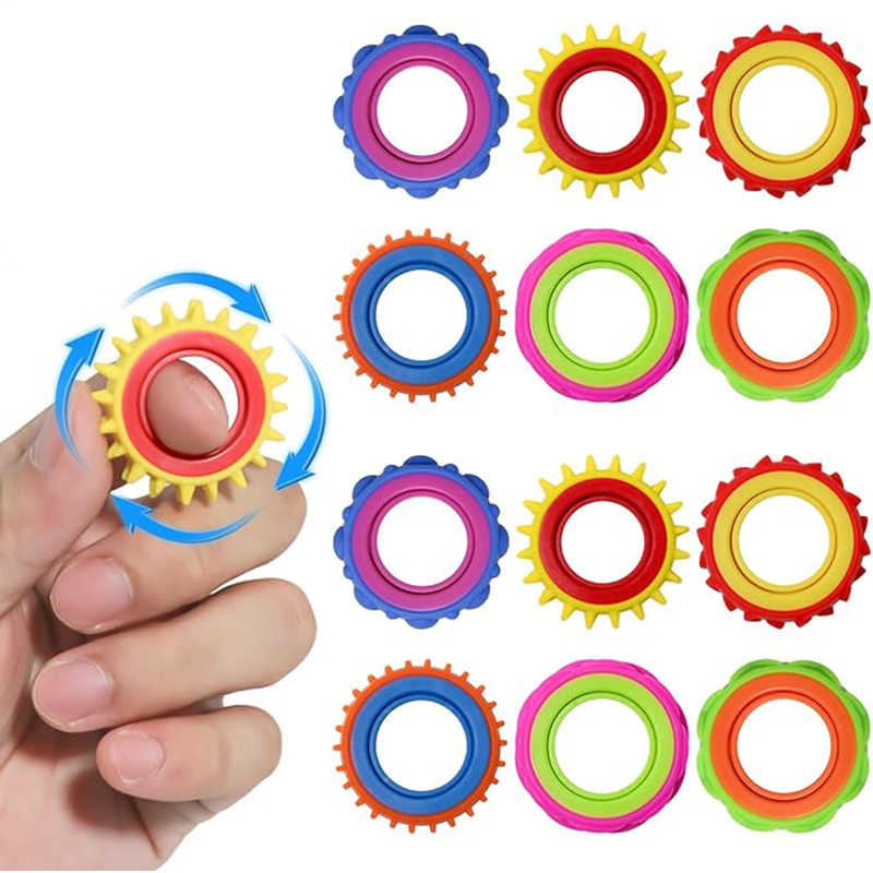 6PCS Rotating Fidget Ring for  - Fidget Spinner Bearing 리뷰 및 가격