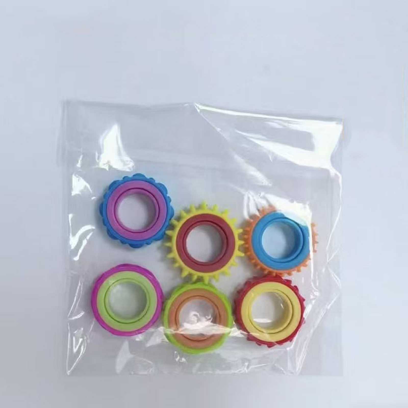 6PCS Rotating Fidget Ring for  - Fidget Spinner Bearing 리뷰 및 가격