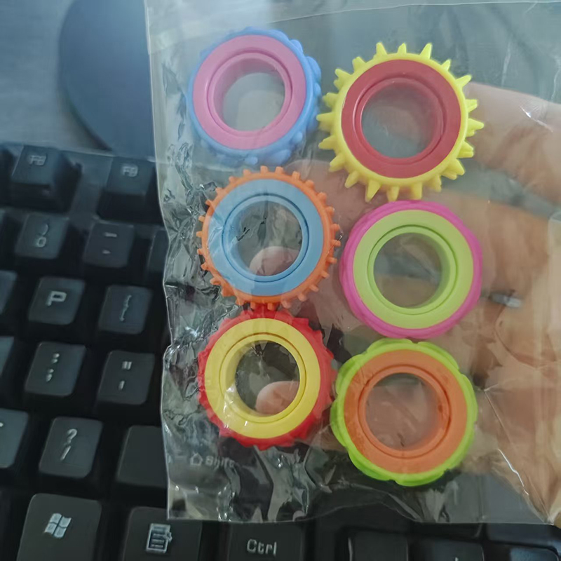 6PCS Rotating Fidget Ring for  - Fidget Spinner Bearing 리뷰 및 가격
