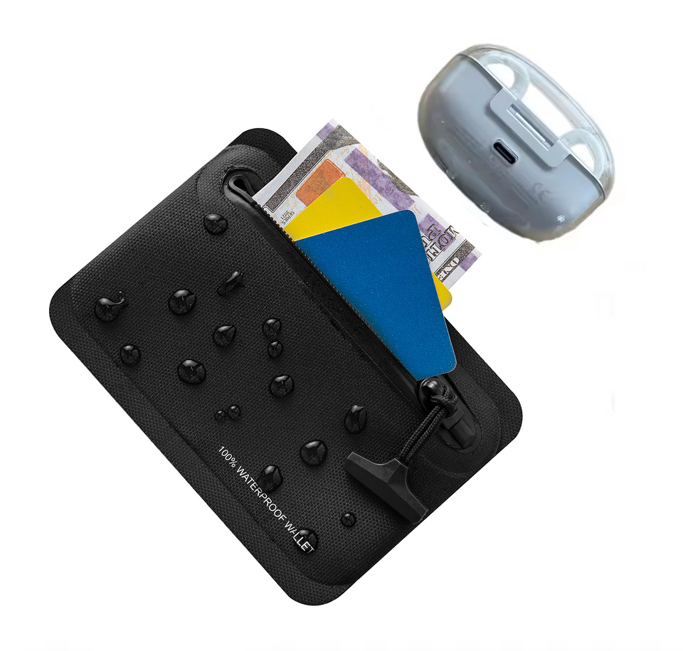 100% Waterproof Zipper Coin Pu - Leather Edc. Carry Pouch 리뷰 및 가격