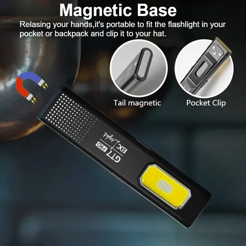 Mini LED Flashlight USB C Rech - Keychain Flashlight 리뷰 및 가격