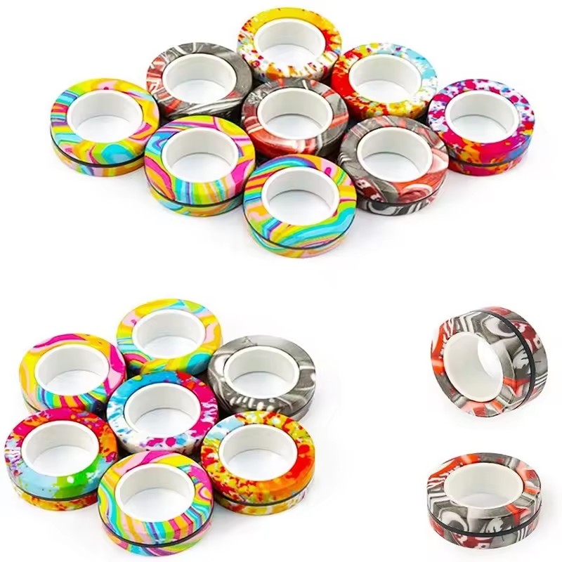 3PCS Fingertip Magnetic Rings  - Fidget Spinner Bearing 리뷰 및 가격