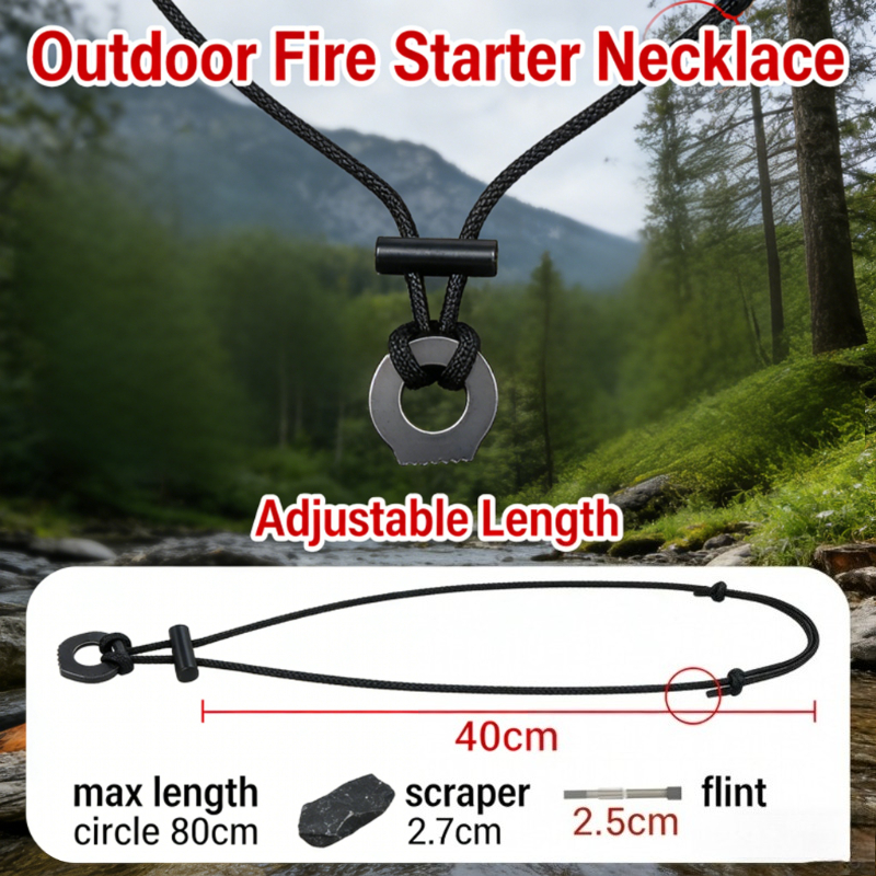 New Portable Paracord Survival - Ferro Rod Striker 리뷰 및 가격