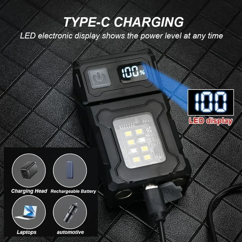180° Rotatable LED Flashlight  - Keychain Flashlight 리뷰 및 가격