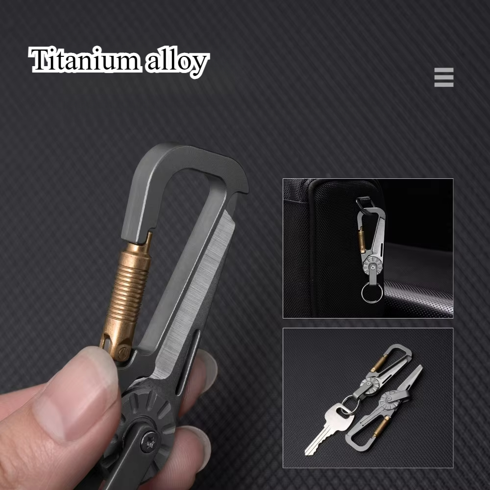 Mini Titanium Alloy Keychain C - Edc Car Carry 리뷰 및 가격