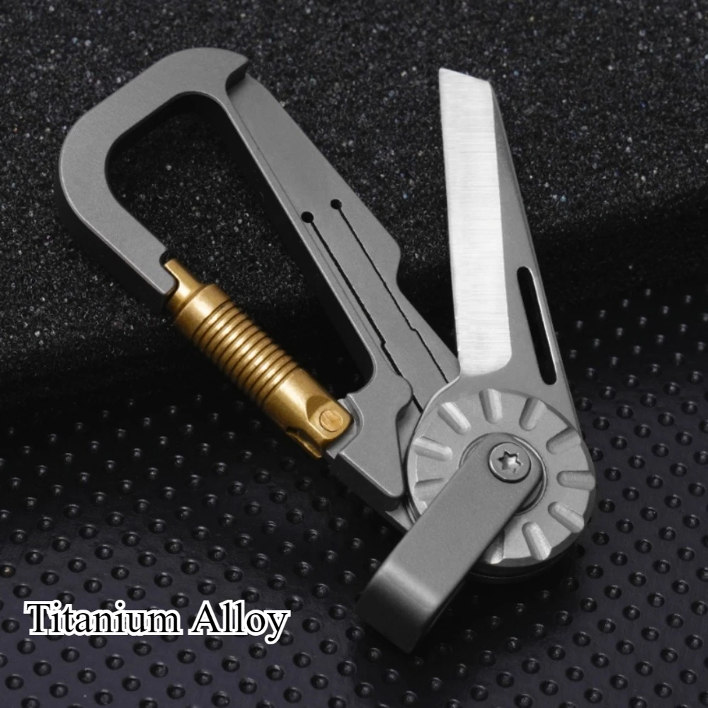 Mini Titanium Alloy Keychain C - Edc Car Carry 리뷰 및 가격