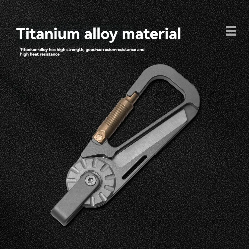 Mini Titanium Alloy Keychain C - Edc Car Carry 리뷰 및 가격