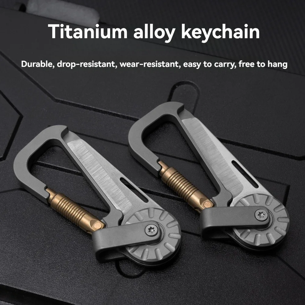 Mini Titanium Alloy Keychain C - Edc Car Carry 리뷰 및 가격