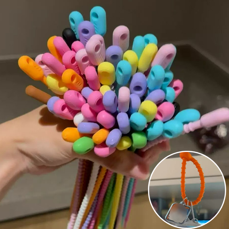 200Pcs/Lot Silicone Reusable B - Gear Tie Reusable 리뷰 및 가격