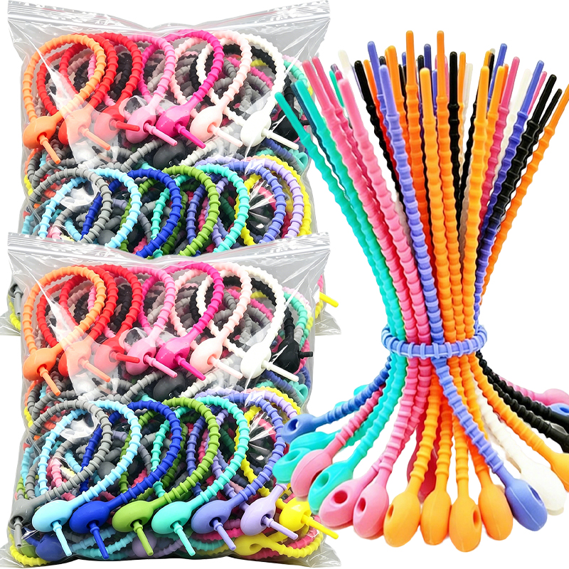 200Pcs/Lot Silicone Reusable B - Gear Tie Reusable 리뷰 및 가격