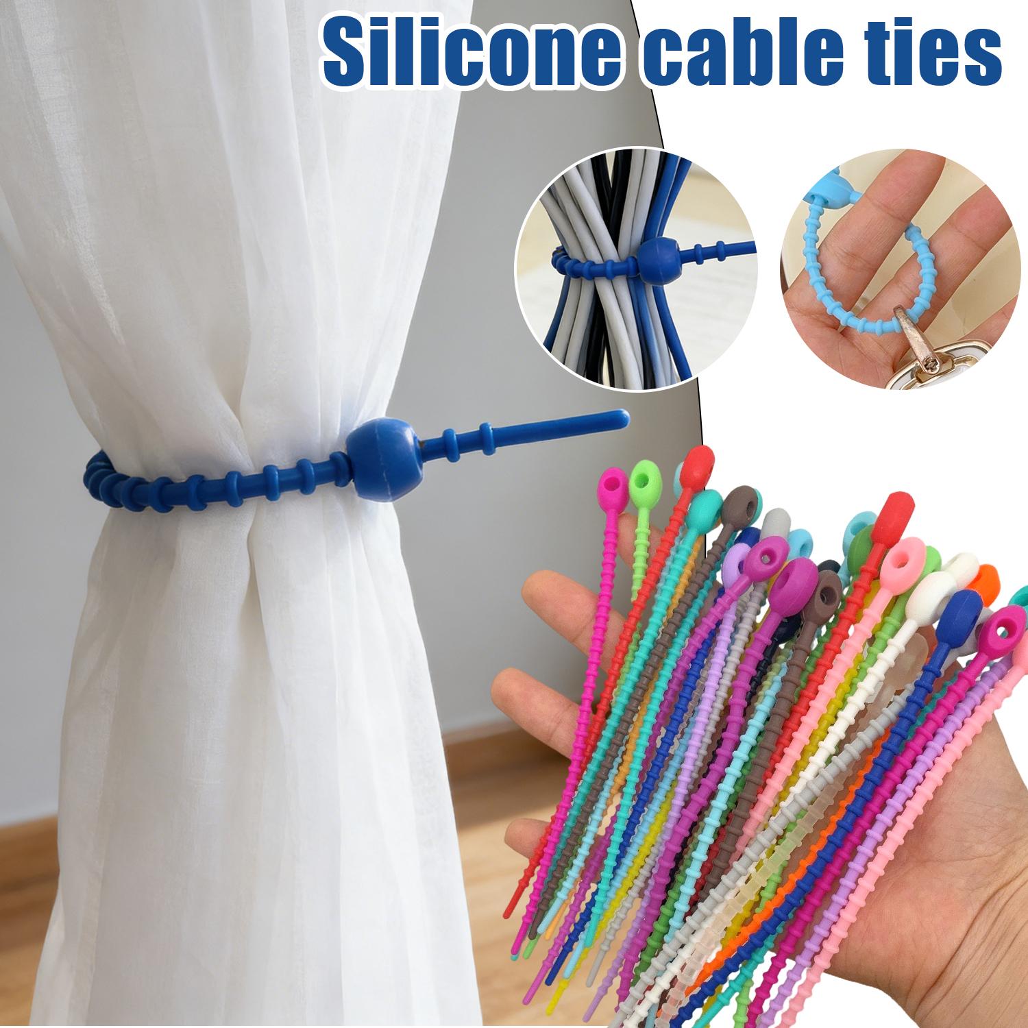 200Pcs/Lot Silicone Reusable B - Gear Tie Reusable 리뷰 및 가격