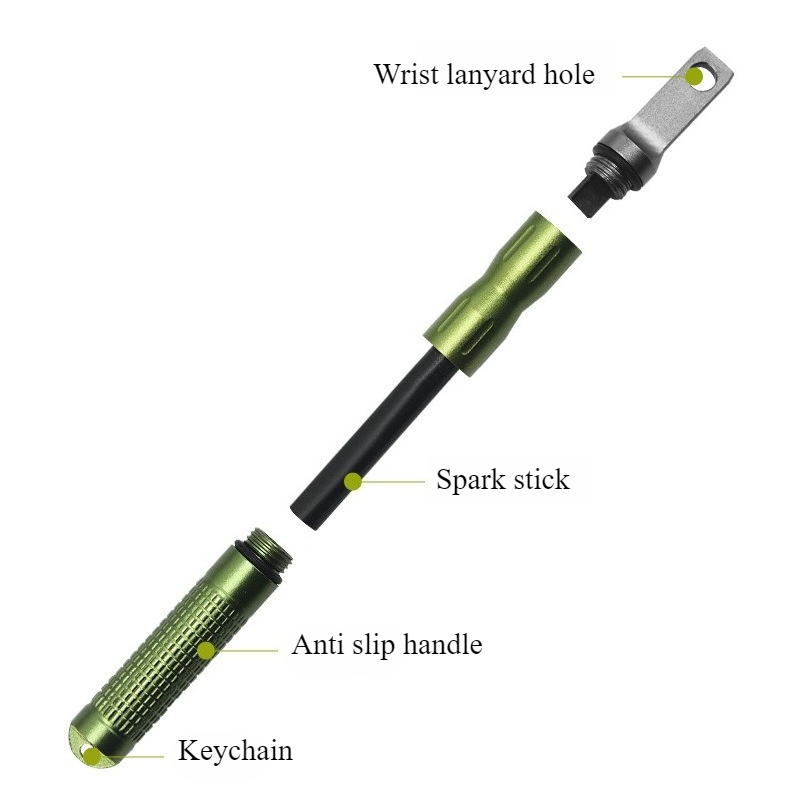 Portable Waterproof Flint Emer - Ferro Rod Striker 리뷰 및 가격