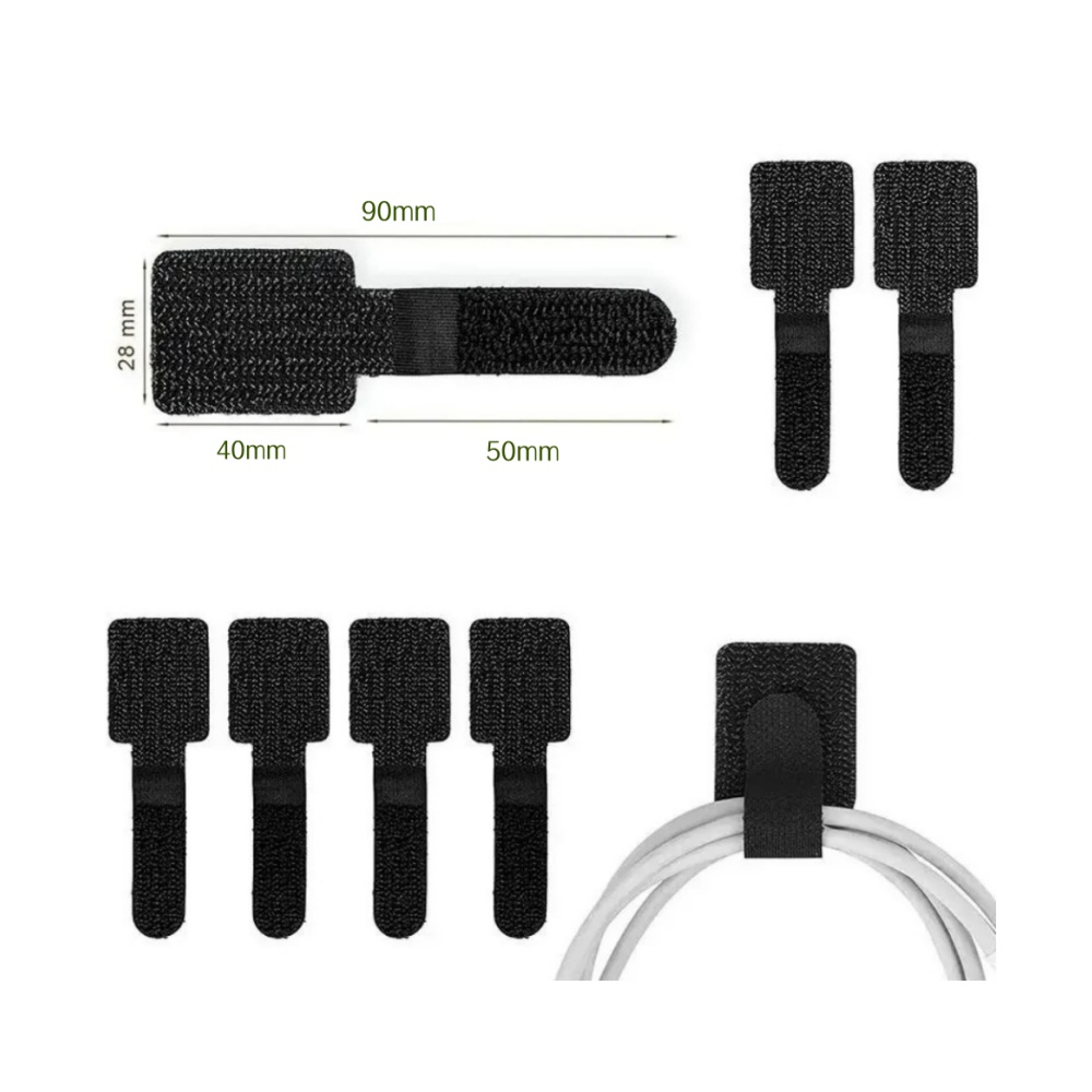 Self Adhesive Reusable Cable T - Gear Tie Reusable 리뷰 및 가격