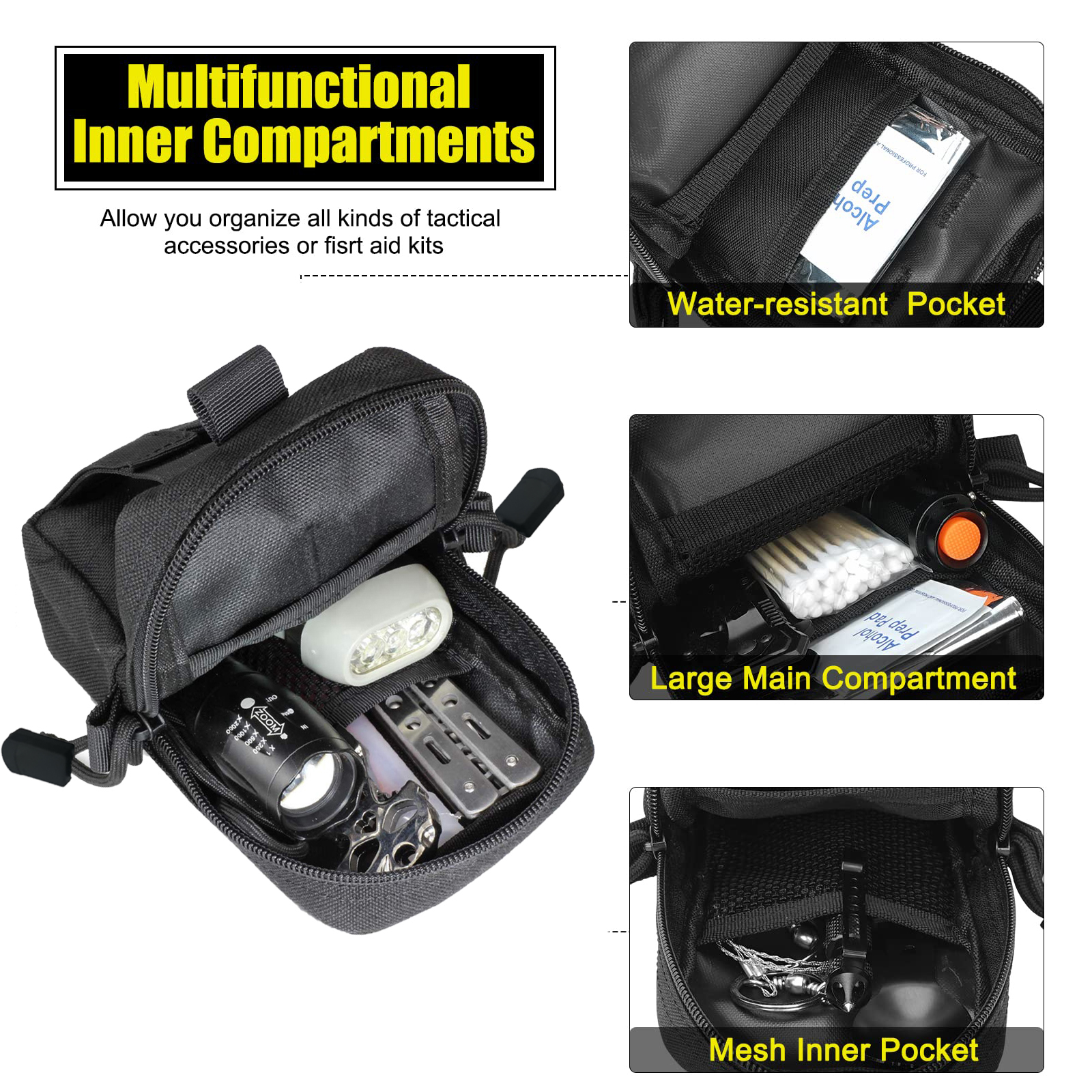 Tactical Molle Pouch Waist Bag - Edc Carry Bag 리뷰 및 가격