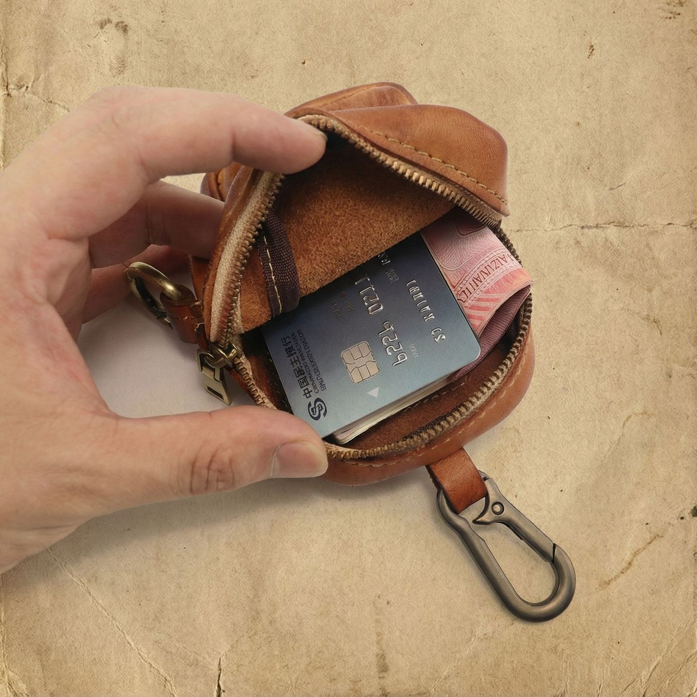 Rugged Vintage Leather Mini Cl - Leather Edc. Carry Pouch 리뷰 및 가격