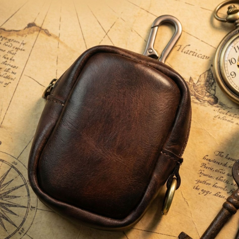 Rugged Vintage Leather Mini Cl - Leather Edc. Carry Pouch 리뷰 및 가격