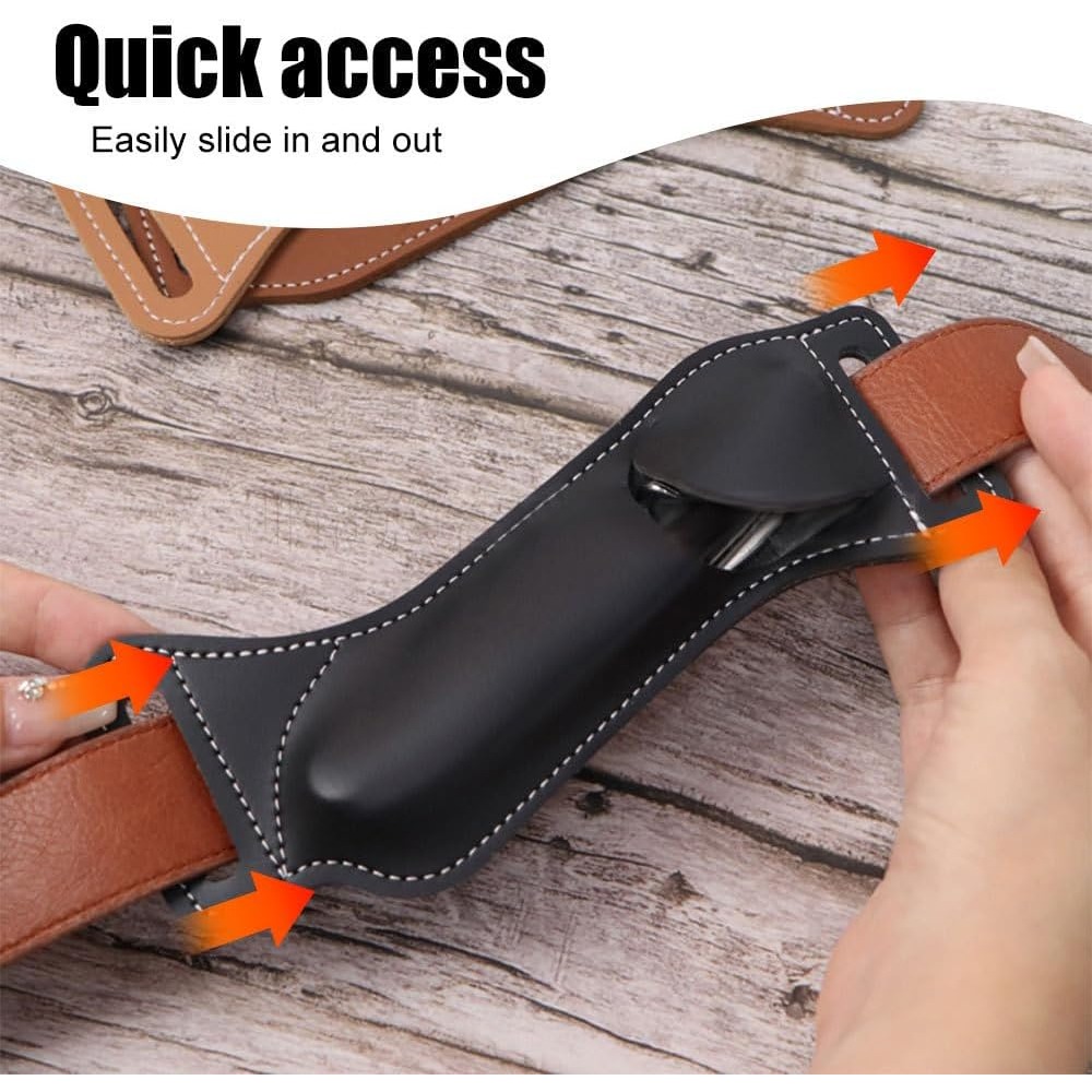 5 Inch Folding Knife Holster E - Leather Edc. Carry Pouch 리뷰 및 가격