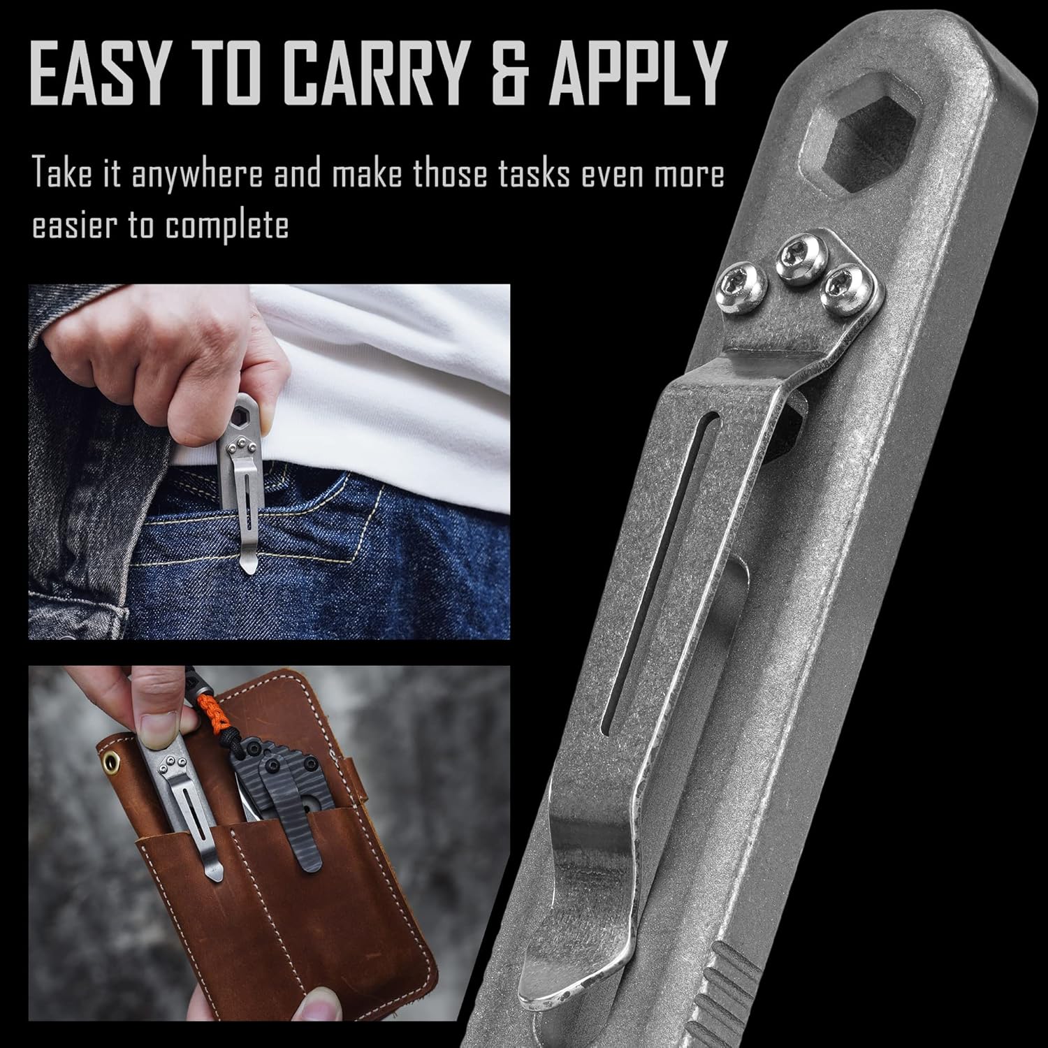 KeyUnity KR00 EDC Pocket Pry B - Titanium Pry Bar 리뷰 및 가격