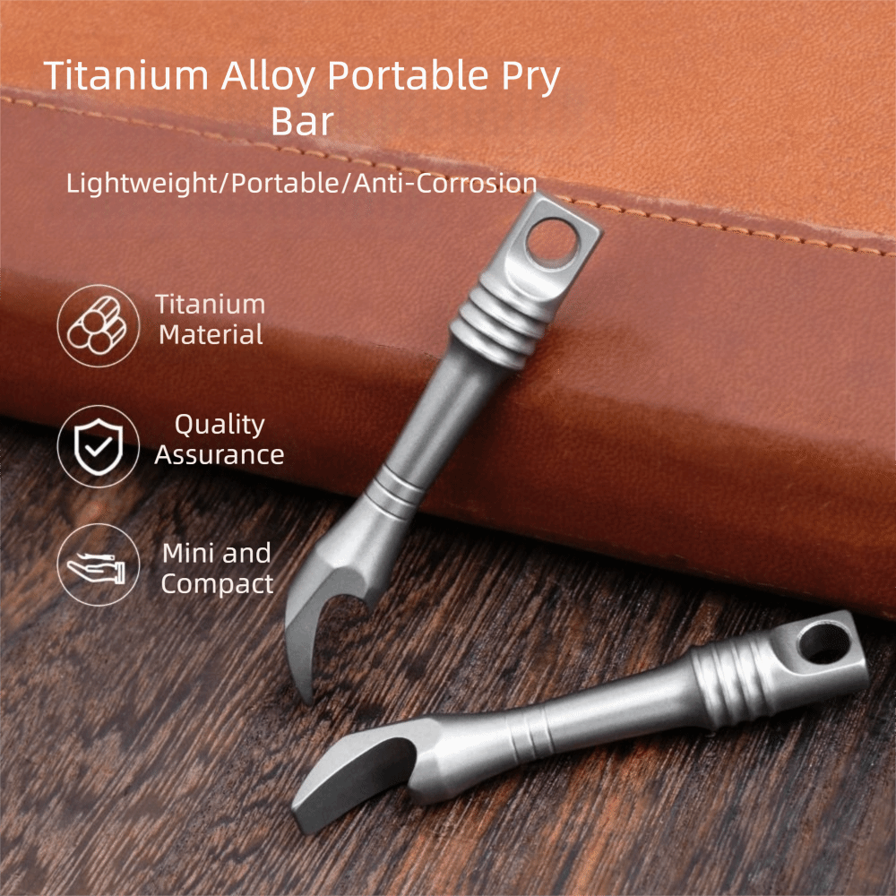 Titanium Alloy Mini Keychain M - Titanium Pry Bar 리뷰 및 가격
