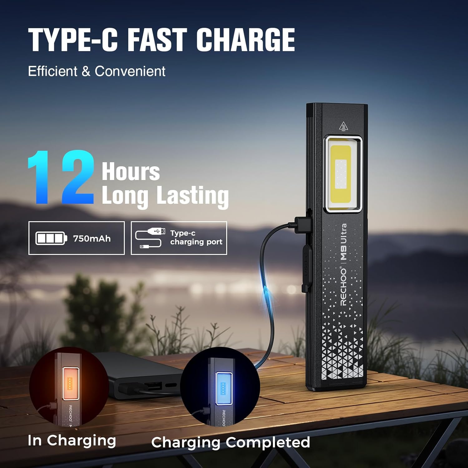 Flat EDC Flashlight Rechargeab - Edc Car Carry 리뷰 및 가격