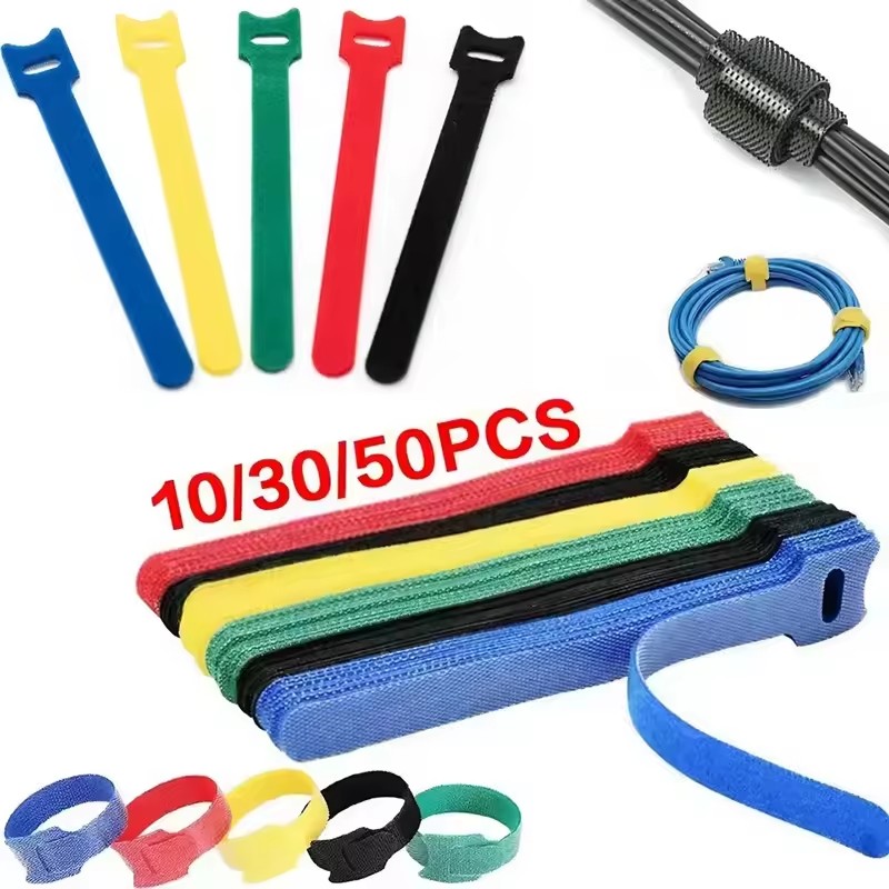 10/30/50Pcs Reusable Hook And  - Gear Tie Reusable 리뷰 및 가격
