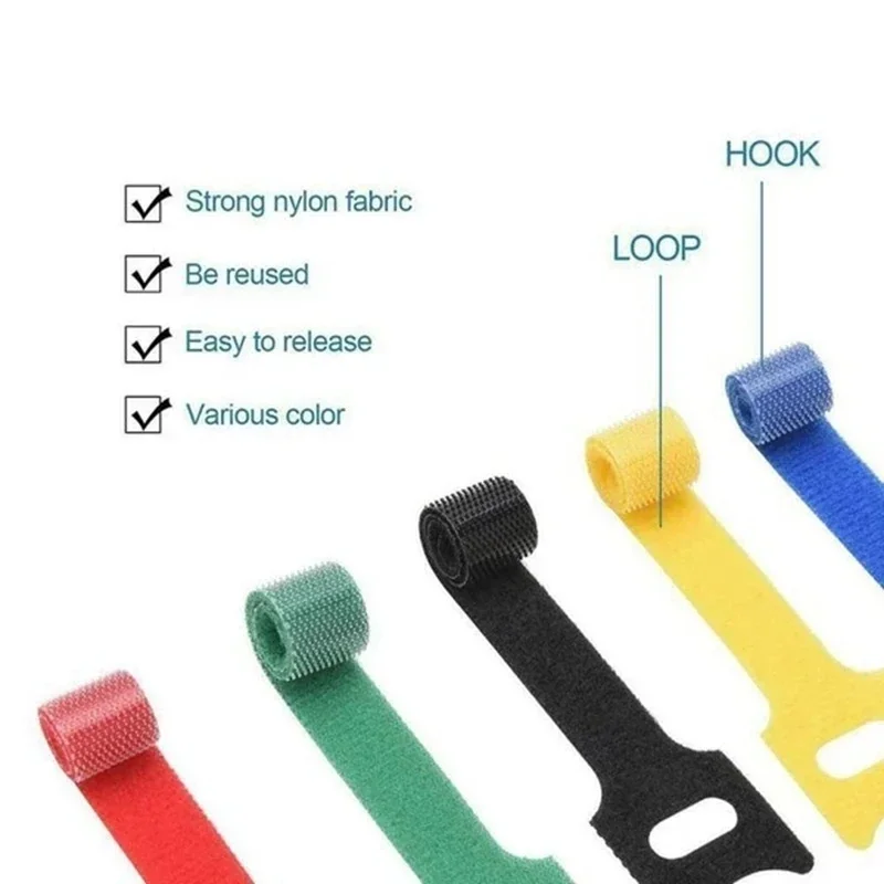 10/30/50Pcs Reusable Hook And  - Gear Tie Reusable 리뷰 및 가격