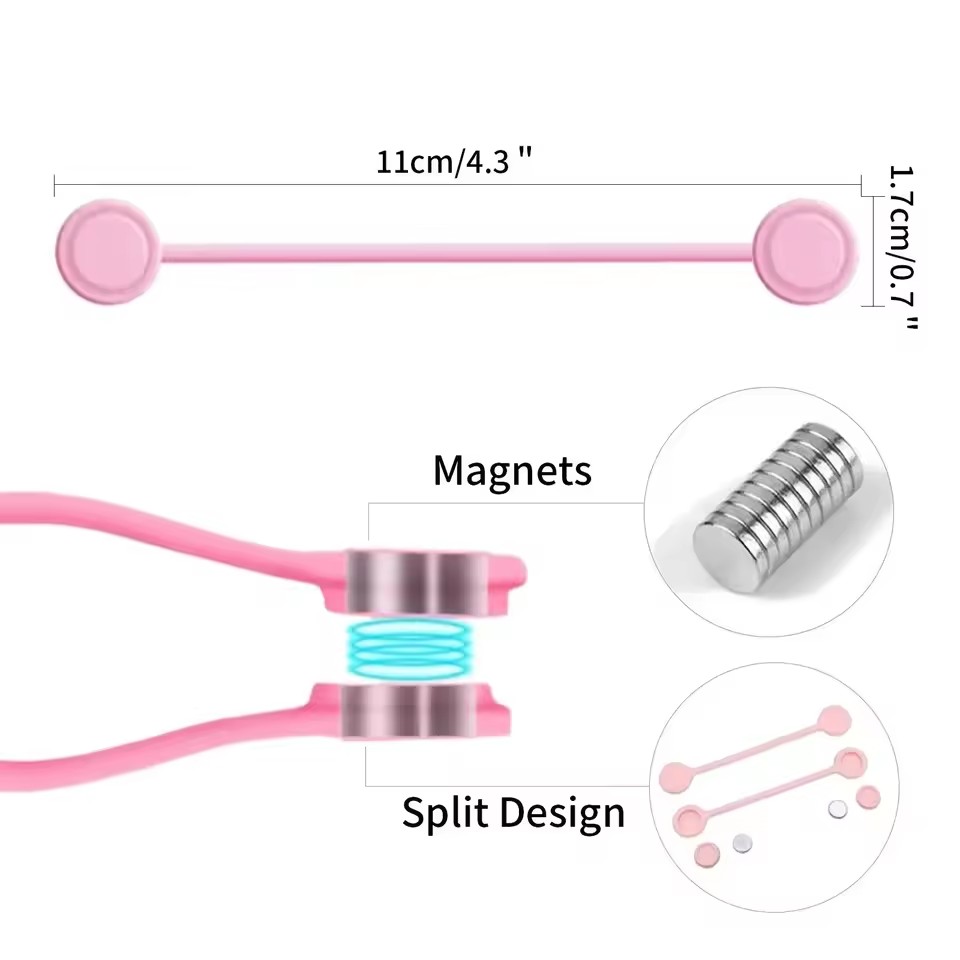 Silicone Magnetic Cable Ties S - Gear Tie Reusable 리뷰 및 가격