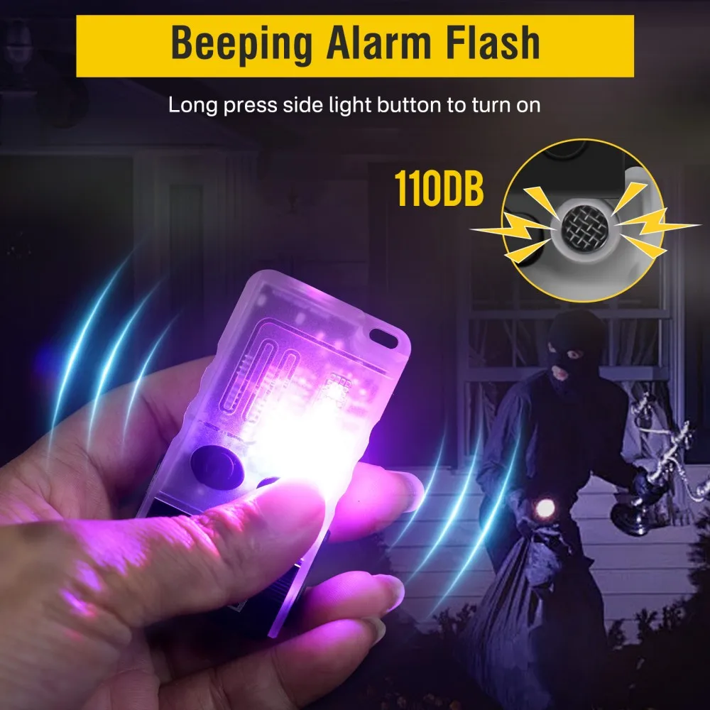 BORUiT V20 Buzzer EDC LED Keyc - Keychain Flashlight 리뷰 및 가격