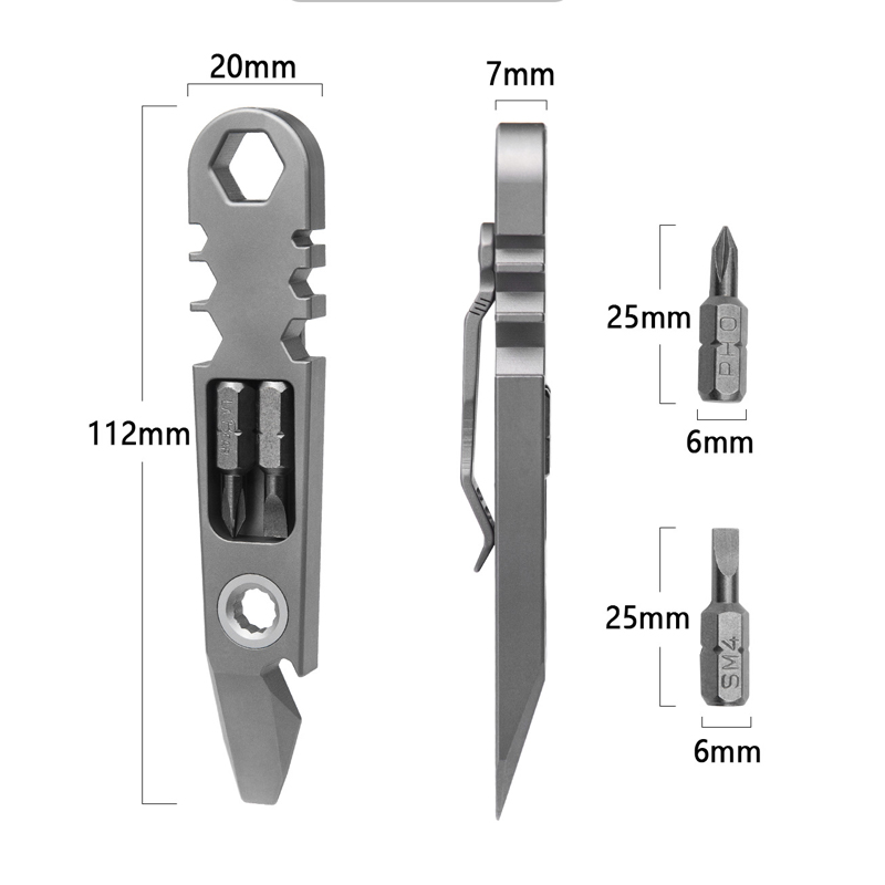Outdoor Portable EDC Multifunc - Titanium Pry Bar 리뷰 및 가격