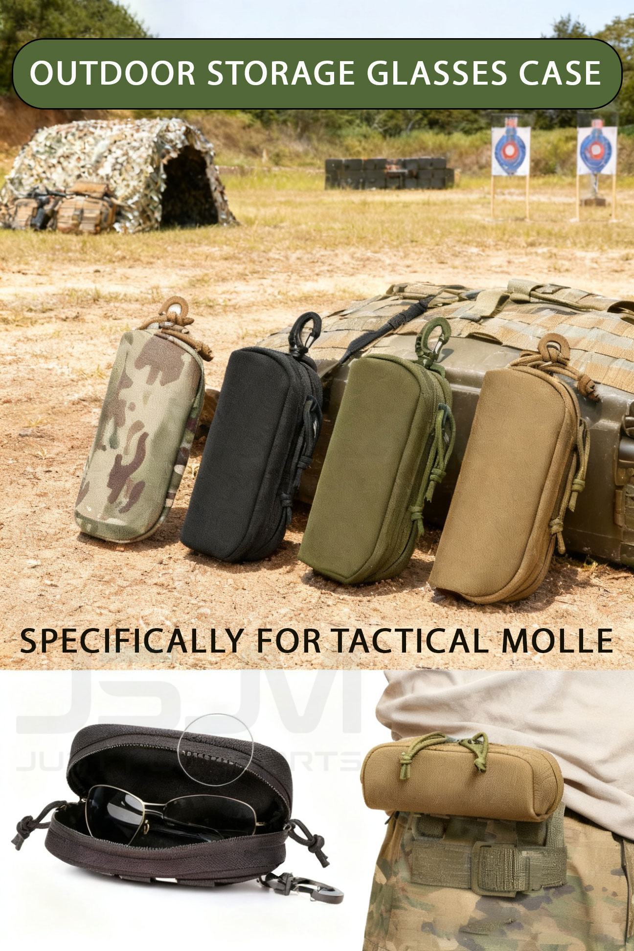 JSJM New Tactical Molle Glasse - Edc Carry Belt Pouch 리뷰 및 가격