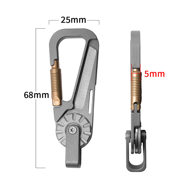 Titanium Alloy Car Keychain fo - Edc Car Carry 리뷰 및 가격