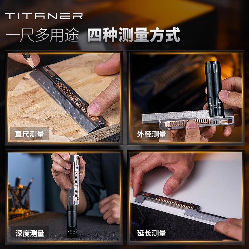 TITANER Stone Wash Titanium Al - Leather Edc. Carry Pouch 리뷰 및 가격