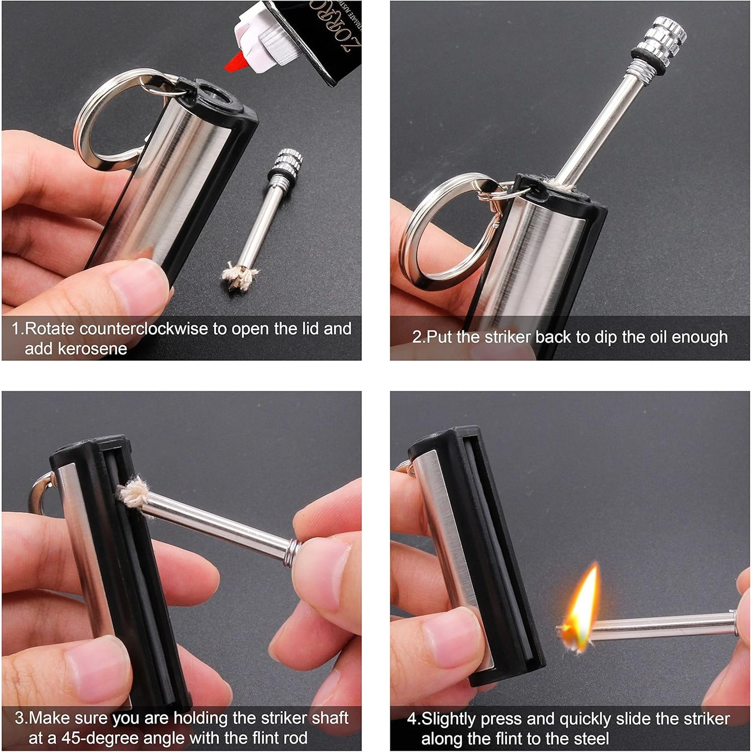 1-5-pack Magnesium flint set,  - Ferro Rod Striker 리뷰 및 가격