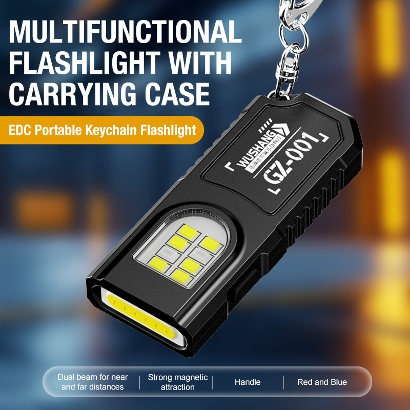 Portable Keychain LED COB Flas - Keychain Flashlight 리뷰 및 가격