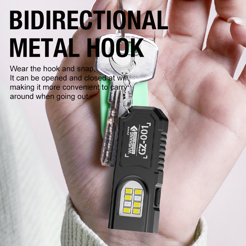 Portable Keychain LED COB Flas - Keychain Flashlight 리뷰 및 가격