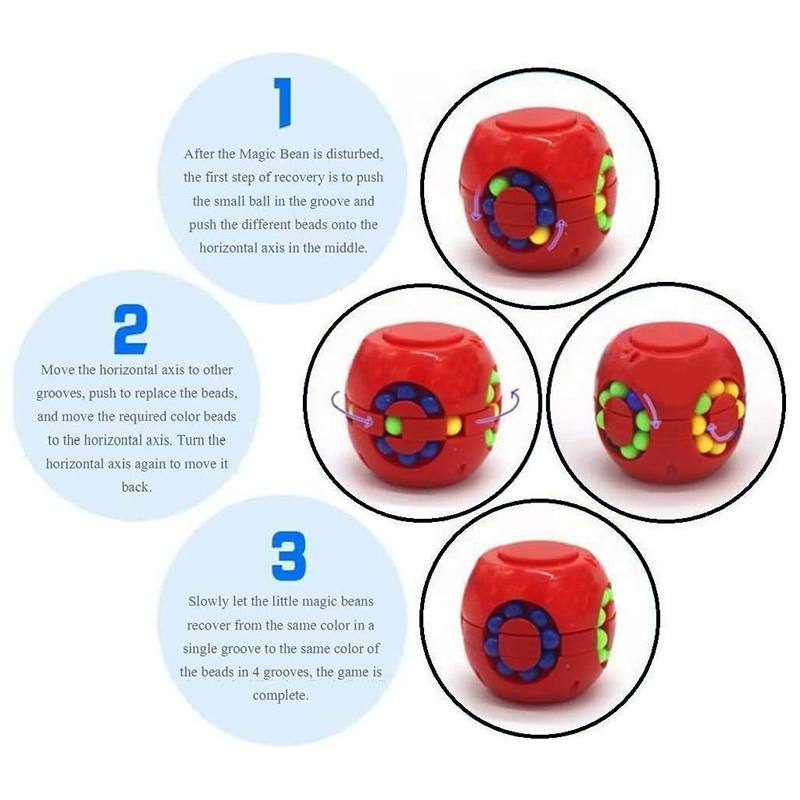 Magic Bean Puzzle Cube Spinner - Fidget Spinner Bearing 리뷰 및 가격